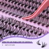 Pestañas Extensions Kit 280 Piezas 5060d Curvación D 9-16 Mm