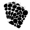 Pack of 4 Sheets/88 Dots Irregular Polka Dot Wall Stickers