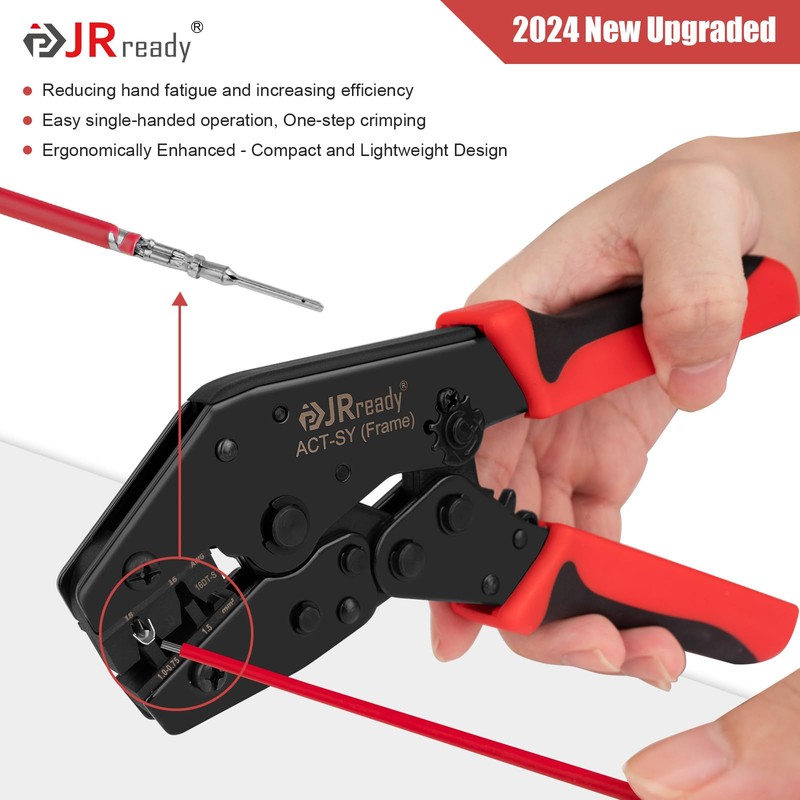 JRready ACT-SY-16DT-S Deutsch Crimp Tool - Crimping Tool for Deutsch