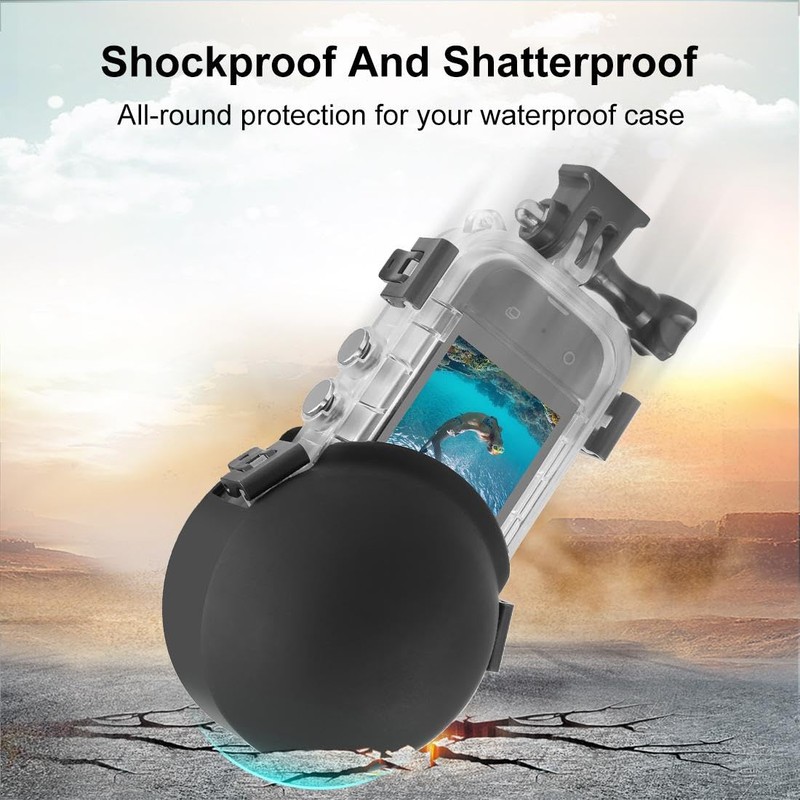 PULUZ Lens Cover for Insta360 X5 Invisible Dive Case, Insta