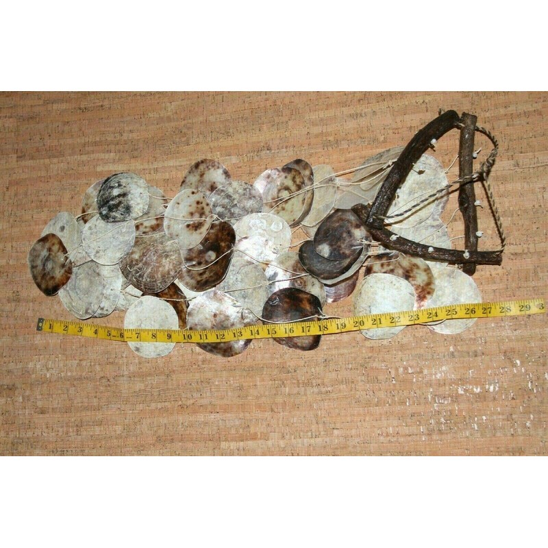 Large Seashell Windchime, Makes Mellow Tropical Breeze Sounds in The