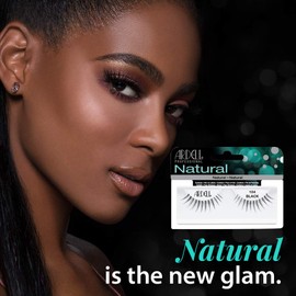 Ardell Natural Lashes False Eyelashes 104 Black (4 pack)