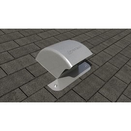 InOvate DryerJack Low Profile Roof Vent with Roof Neck (Mill Finish)