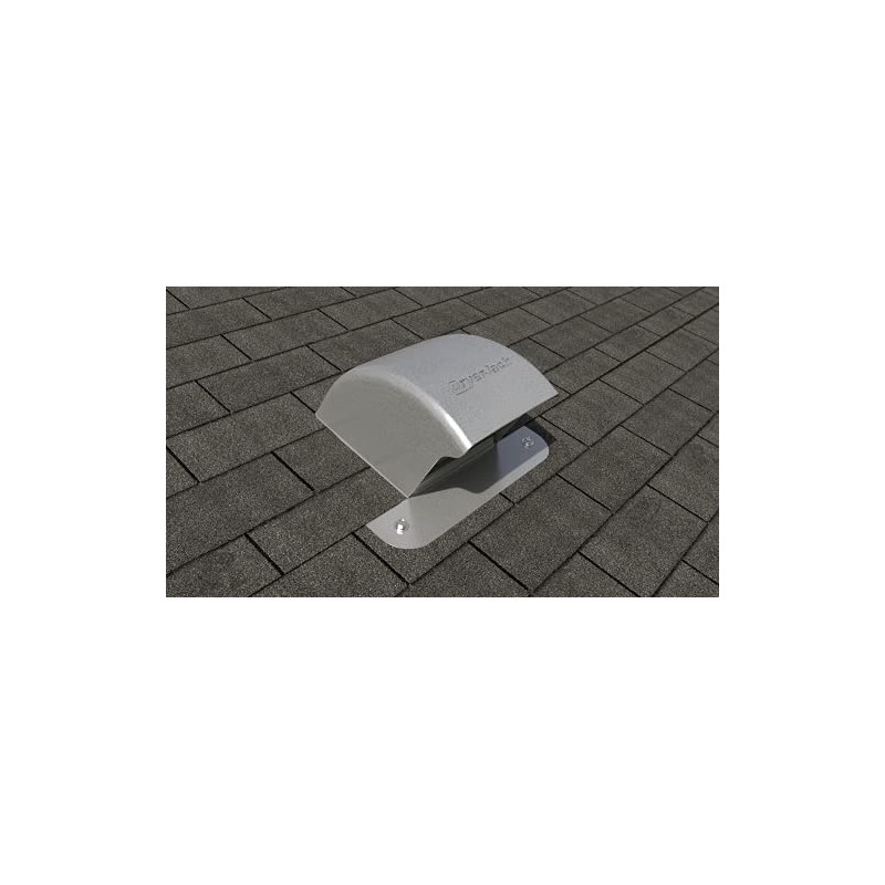 InOvate DryerJack Low Profile Roof Vent with Roof Neck (Mill