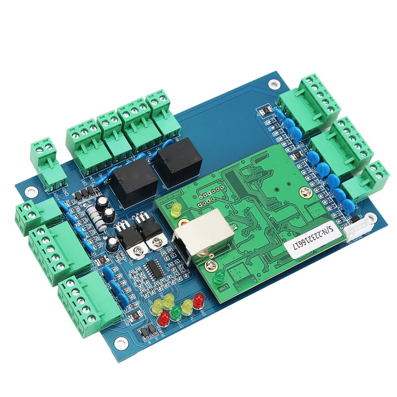2 Doors Access Controller PCB Remote Controlling Security Network Access