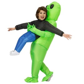 Alien Costume Funny Inflatable Costume, Blow up Costume Kids for Christmas, New Year, Birthday, Party, Gift