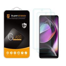 Supershieldz (2 Pack) Designed for Motorola Moto G 5G (2022) Tempered Glass Screen Protector, Anti Scratch, Bubble Free