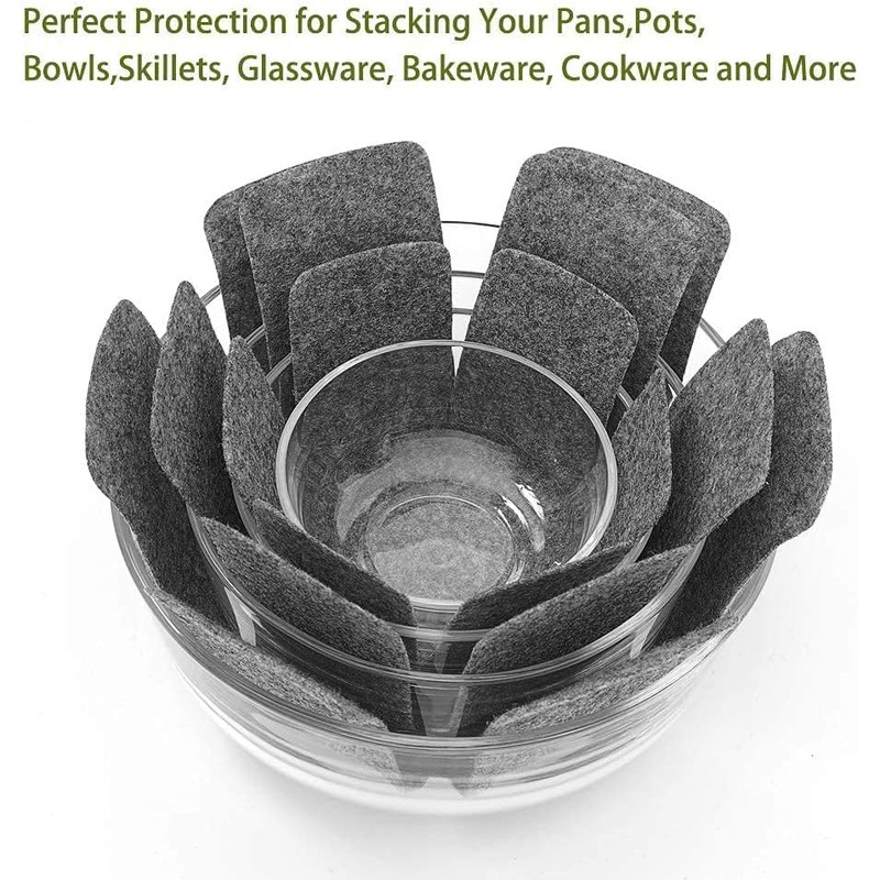 Pack of 12 Pan Protectors, Pan Protectors, Stacking Protection, Pot