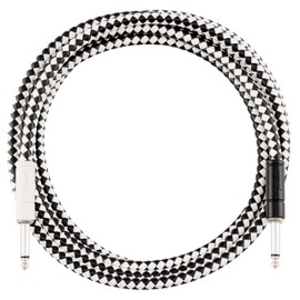 Fender Professional Series Instrument Cable, Straight/Straight, Checkerboard, 10ft