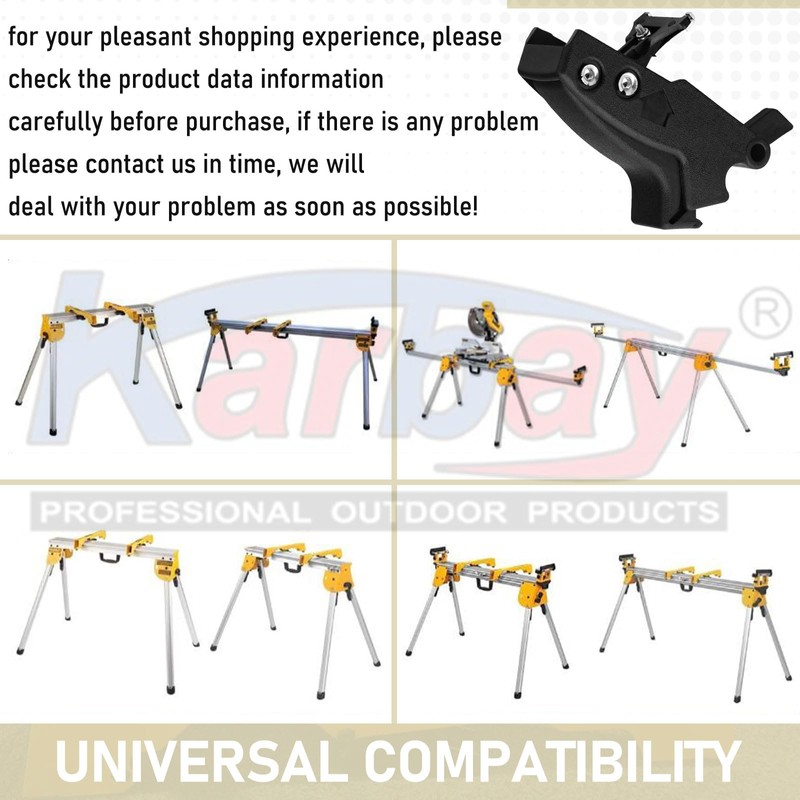 2 Pack N087371 Miter Saw Mounting Brackets Compatible with De-Walt