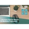 ZUB Digitus ergonomsiche optische Maus black grey
