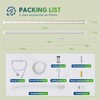 FREELICHT 2 Pack 4FT LED Grow Light with Timer, 40W