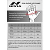 Nivia Python Gym Gloves (Black/Grey, Size - Extra Large) |