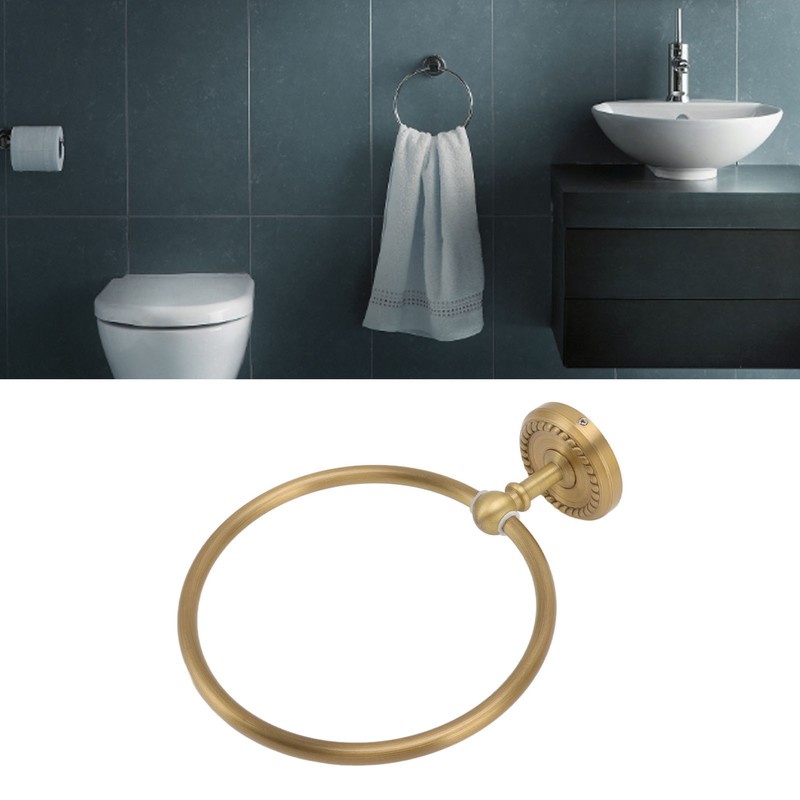 Towel Ring Antique Style Brass Stainless Steel High Hardness Durable