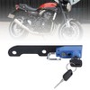 Motorcycle Modification Aluminum Alloy Helmet Lock Mount Hook Fit for