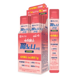 Chong Kun Dang Kaekononi Stick Hangover Reliever 18g Pear Apple, 10 sachets, 1 piece / 종근당 깨노니 스틱 숙취해소제 18g 배사과, 10포, 1개