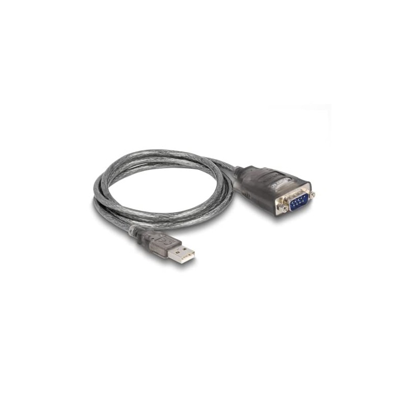 Delock Adapter USB 2.0 Type-A to 1 x Serial RS-232