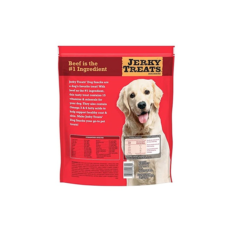 Jerky Treats Tender Beef Strips Dog Snacks 15 Vitamin& Mineral&