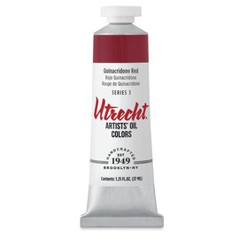 Utrecht Artists' Oil Paint - Quinacridone Red, 37 ml tube