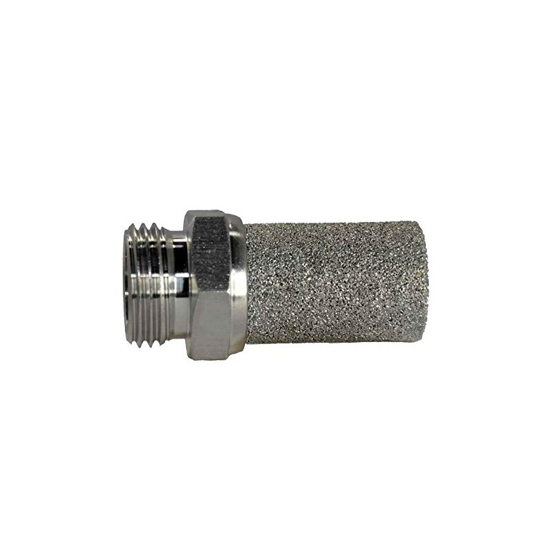 Silencer with Male Thread NPT 1/4 Inch Material Stainless Steel