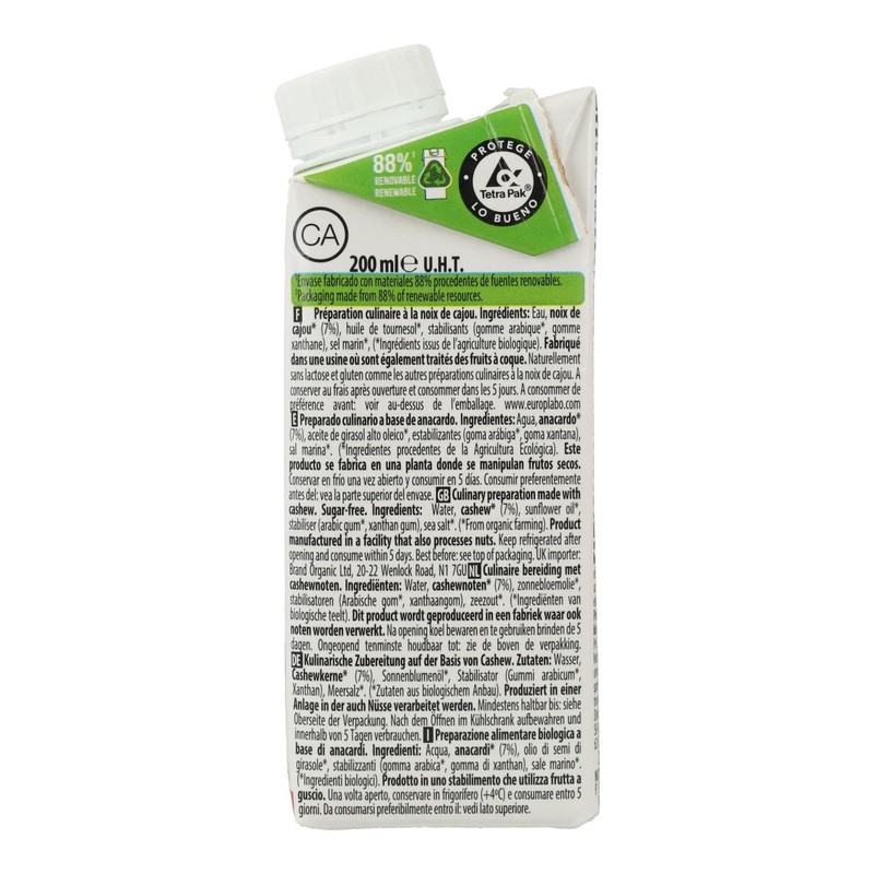 Ecomil cuisine anacardi senza zucchero