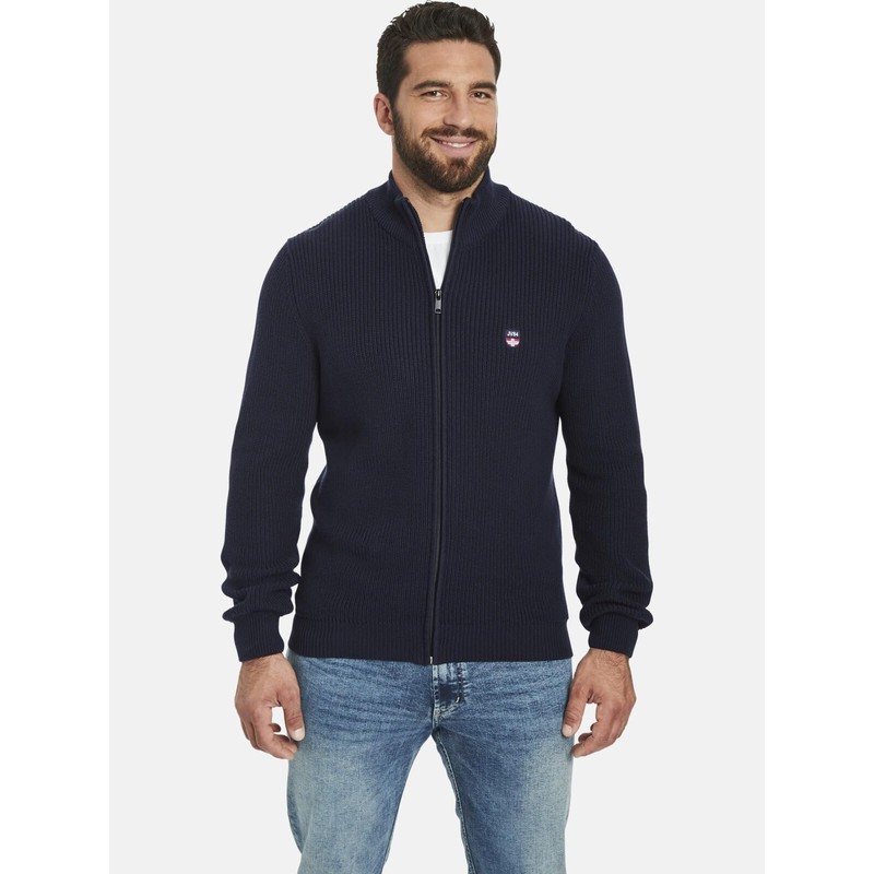 Jan Vanderstorm Norander Men's Cardigan, darkblue
