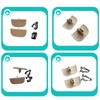 MUZHINAN 2 pcs Beige Tan Sun Visor Clips for Ford