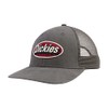 Dickies Men's Patch Logo Trucker Cap, Slate, AL Grey