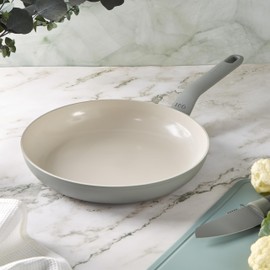 Berghoff Balance Non-stick Ceramic Frying Pan/Skillet 11", Recycled Aluminum, Non-toxic, CeraGreen Nonstick Coating, Stay-cool Handle, Induction Pan, 100% Sustainable, Moonmist