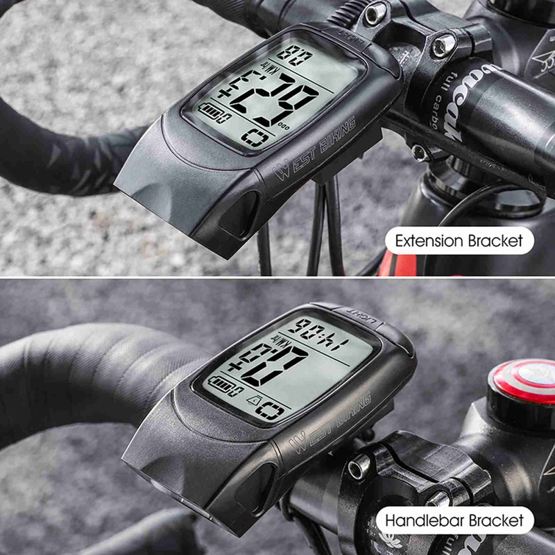 3 in 1 Bike Computer with Headlight Horn IP64 Multifunction