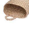 Hanging Basket Seagrass Woven Wall Hanging Storage Basket Organizer for