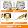 CAMPFIRE Argon CO2 Regulator with Dual Gauges and 9.8FT Gas