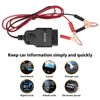 12V Car Battery Testing Tool OBD2 Memory Saver Cable Universal