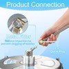 Tool Daily 14” Pressure Washer Surface Cleaner, Stainless Steel Driveway