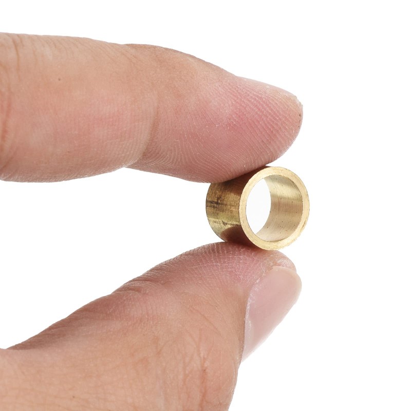 PATIKIL 10mm Dia Brass Pool Cue Ferrules, 10 Pack Billiard