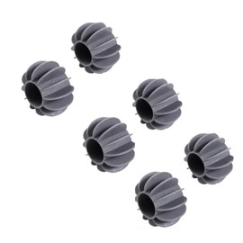 6Pcs Gray Laundry Ball Silicone Clothes Hair Cleaning Tool Pet Hair Remover Laundry Lint and Pet Hair Remover Balls for Reusable Cat Washing Hair Ball Catcher Laundry Machine Lint Removers