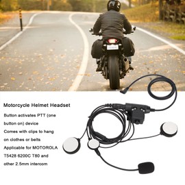 ciciglow Motorcycle Helmet Headset U94 PTT 7.1mm Military Hunting Helmet Headphones Walkie Talkie Headset for T5428 6200C T80 and Other 2.5mm Intercom