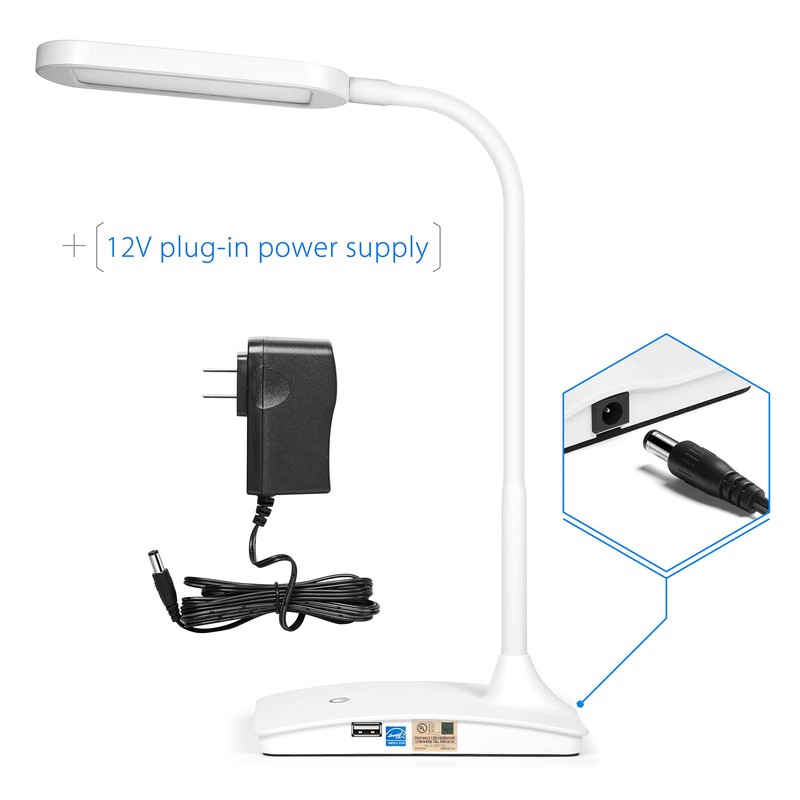 TW Desk Lamps for Home Office - Super Bright Small