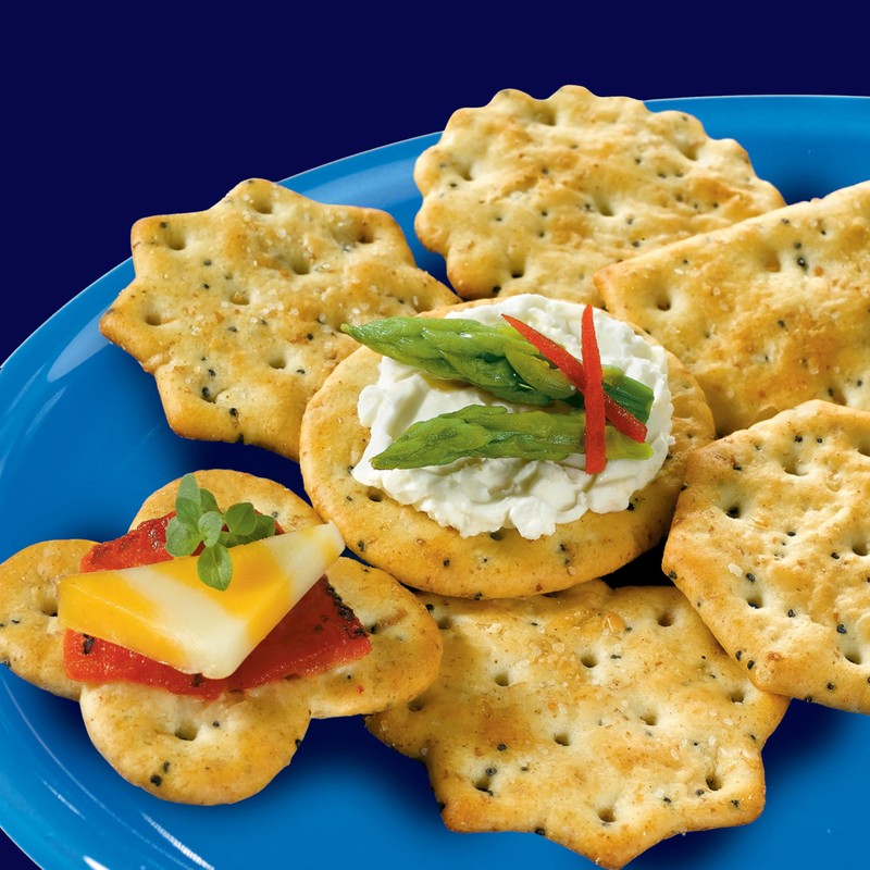 Flavor Originals Sociables Baked Savory Crackers, Party Snacks, 6 -