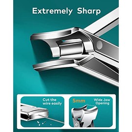 MR.GREEN Portable Nail ClippersMedical Grade Stainless Steel Foldable Nail Cutter Ultra Slim Travel Design