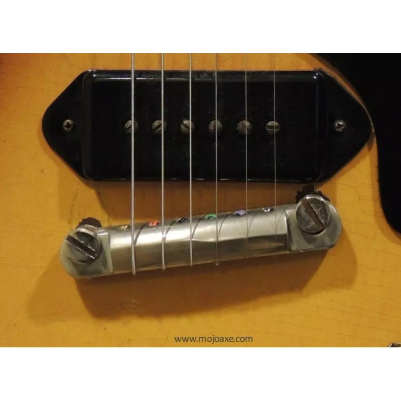 MojoAxe Compensated Wraparound Bridge for Vintage Gibson Les Paul Junior