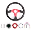 RASTP Universal Racing Steering Wheel 13.8”/350mm 6 Bolts Grip Vinyl