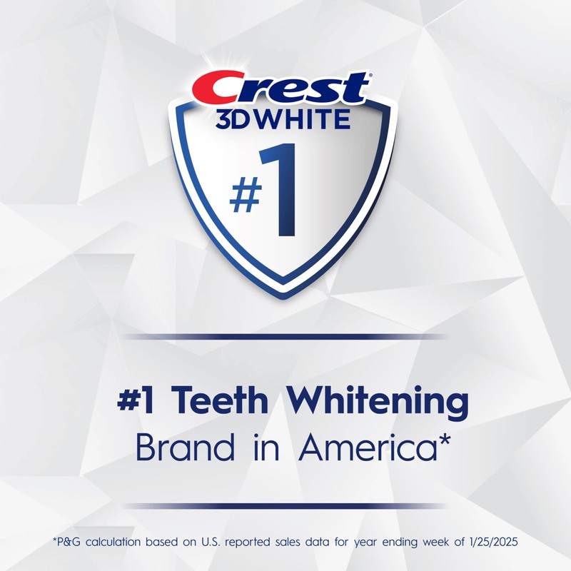 Crest 3D White Brilliance Blast Teeth Whitening Toothpaste, 4.6 oz,