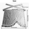 aoozleny Women Half Apron Retro Waist Apron Ruffle Vintage Apron