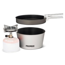 Primus Gas Stove Camping Cooking Set - Mimer Stove Kit II - Camping Cookware Kit with Gas Burner, Camping Pan & Camping Pot - Camping Cooking Equipment - Camping Stove Set - Camping Pan Set