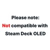 JSAUX Transparent Back Plate Compatible for Steam Deck, DIY Clear