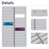 Material Card Rack, Wall Mount Vertical Business Card Holder, Time