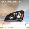 Halogen Headlights for 2005-2006 Nissan Altima Headlight Assembly Compatible with