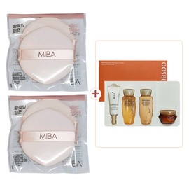 Miva King Petal Puff 2pcs 2pcs + Sulwhasoo Perfecting Daily Routine Kit / 미바 왕꽃잎 퍼프 2개입 2개 + 설화수 퍼펙팅 데일리 루틴 키트