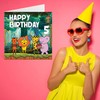 Stuff4 5th Birthday Card Boy - Jungle Birthday Card -